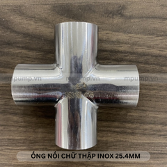 Ống nối chữ thập inox vi sinh