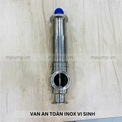 Van an toàn inox vi sinh khớp nối nhanh