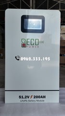 Pin Lithium ECOHOME | 51.2V - 200AH - 10KWH | Bảo Hành 5 năm