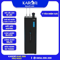 Máy Lọc Nước Nóng Lạnh Hydro-Ion Kiềm Karofi KAE-S88 Promax