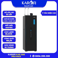 Máy Lọc Nước Nóng Lạnh Hydro-Ion Kiềm Karofi KAE-S88 Promax