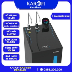 Máy Lọc Nước Nóng Lạnh Hydro-Ion Kiềm Karofi KAE-S88 Promax