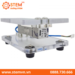 Bộ cảm biến cân nặng loadcell 40kg và khung bàn cân mica