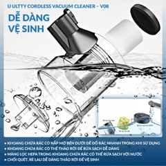 MÁY HÚT BỤI VÀ LAU NHÀ U-ULTTY V08 6IN1
