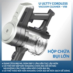 MÁY HÚT BỤI VÀ LAU NHÀ U-ULTTY V08 6IN1