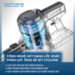 MÁY HÚT BỤI VÀ LAU NHÀ U-ULTTY V08 6IN1