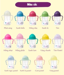 BÌNH NƯỚC 360 ĐỘ CÓ VAN CHỐNG SẶC VÀ TAY CẦM CHO BÉ TẬP UỐNG NƯỚC 240ML - B.BOX