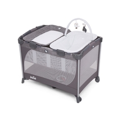 GIƯỜNG CŨI COMMUTER CHANGE & SNOOZE LINEN GRAY - JOIE BABY