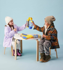 BÌNH NƯỚC GIỮ NHIỆT ĐA NĂNG CHẤT LIỆU THÉP KHÔNG GỈ, TÍCH HỢP TAY CẦM, ĐẦU HÚT SILICONE CHO BÉ - B.BOX