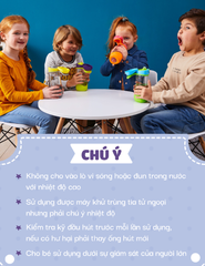 BÌNH NƯỚC VÒI SILICONE CHẤT LIỆU TRITAN CAO CẤP, CÓ VAN CHỐNG SẶC CHO BÉ - B.BOX