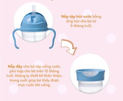BỘ BÌNH NƯỚC 4 NẮP TIỆN DỤNG CHO BÉ - B.BOX