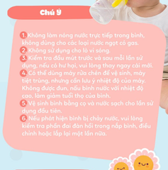 BÌNH NƯỚC VÒI SILICONE CHO BÉ - B.BOX