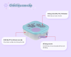 SET HỘP CƠM TRƯ/ĐỒ ĂN VẶT, TÚI ĐỰNG HỘP CƠM VÀ BÌNH NƯỚC PHIÊN BẢN FROZEN CHO BÉ - B.BOX