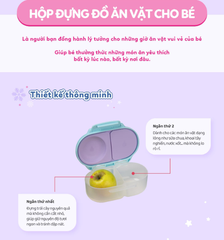 SET HỘP CƠM TRƯ/ĐỒ ĂN VẶT, TÚI ĐỰNG HỘP CƠM VÀ BÌNH NƯỚC PHIÊN BẢN FROZEN CHO BÉ - B.BOX