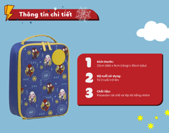 SET HỘP CƠM TRƯ/ĐỒ ĂN VẶT, TÚI ĐỰNG HỘP CƠM VÀ BÌNH NƯỚC PHIÊN BẢN SPIDEY CHO BÉ - B.BOX