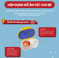 SET HỘP CƠM TRƯ/ĐỒ ĂN VẶT, TÚI ĐỰNG HỘP CƠM VÀ BÌNH NƯỚC PHIÊN BẢN SPIDEY CHO BÉ - B.BOX