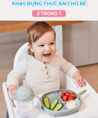 KHAY ĐỰNG THỨC ĂN CHO BÉ 2IN1- B.BOX