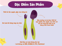 BỘ MUỖNG NĨA NGỘ NGHĨNH CHO BÉ TẬP ĂN DẶM- B.BOX