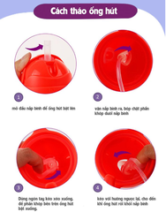 ỐNG HÚT THAY THẾ BÌNH NƯỚC 360 ĐỘ & BỘ DỤNG CỤ VỆ SINH - B.BOX