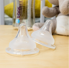 BỘ 2 NÚM TI THAY THẾ BÌNH SỮA - B.BOX