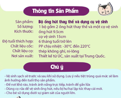 BỘ ỐNG HÚT THAY THẾ VÀ BỘ DỤNG CỤ VỆ SINH TIỆN DỤNG CHO BỘ CHÉN VÀ ỐNG HÚT ĐA NĂNG - B.BOX
