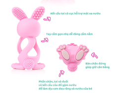 GẶM NƯỚU HÌNH THỎ CHO BÉ - BRUSH-BABY