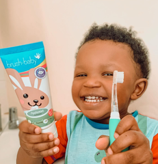 BÀN CHẢI ĐIỆN SÓNG ÂM DÙNG PIN BABY SONIC - BRUSH-BABY