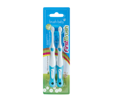 BỘ 2 BÀN CHẢI ĐÁNH RĂNG CHO BÉ TỪ 0-18 THÁNG - BRUSH-BABY