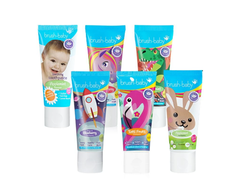 COMBO 12 KEM ĐÁNH RĂNG CHỨA FLOURIDE 50ML CHO BÉ Ở MỌI ĐỘ TUỔI - BRUSH-BABY