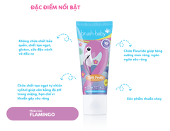 COMBO 9 KEM ĐÁNH RĂNG CHỨA FLOURIDE 50ML CHO BÉ Ở MỌI ĐỘ TUỔI - BRUSH-BABY
