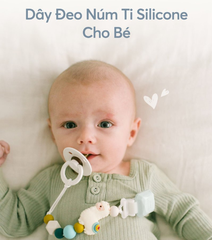 DÂY ĐEO NÚM TI SILICONE CHO BÉ - LOULOU LOLLOPOP