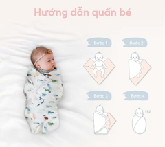 CHĂN ĐA NĂNG SỢI TRE THOÁNG KHÍ CHO BÉ - LOULOU LOLLOPOP