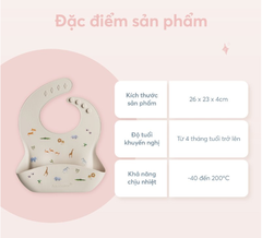 YẾM ĂN DẶM SILICONE CHO BÉ - LOULOU LOLLOPOP