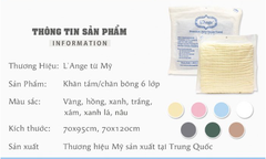 KHĂN VẢI BỐNG CHO BÉ NHIỀU SIZE VÀ MÀU - KHĂN TẮM/KHĂN QUẤN/KHĂN SỮA/KHĂN ĐẮP - L'ANGE