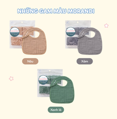 YẾM HÌNH VUÔNG VẢI BÔNG 9 LỚP 60X23CM (SET 2 CÁI) - L'ANGE