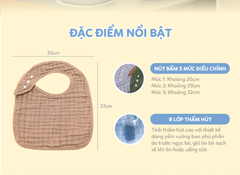 YẾM HÌNH VUÔNG VẢI BÔNG 9 LỚP 60X23CM (SET 2 CÁI) - L'ANGE