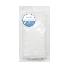 KHĂN QUẤN Ủ TÓC/ KHĂN LAU TÓC/ KHĂN TẮM VẢI BÔNG 6 LỚP 55X90CM - L'ANGE