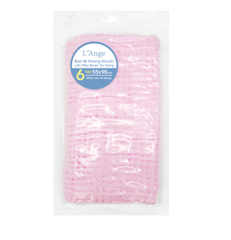 KHĂN QUẤN Ủ TÓC/ KHĂN LAU TÓC/ KHĂN TẮM VẢI BÔNG 6 LỚP 55X90CM - L'ANGE