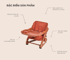 GHẾ ĂN DẶM 3IN1- UNILOVE