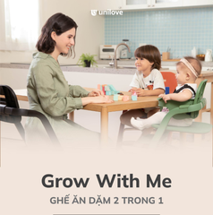 GHẾ ĂN DẶM 2IN1- UNILOVE