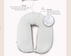 GỐI ĐA NĂNG 7IN1 HOPO CHO MẸ BẦU VÀ EM BÉ- UNILOVE