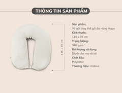 VỎ GỐI THAY THẾ GỐI ĐA NĂNG 7IN1 HOPO CHO MẸ BẦU VÀ EM BÉ- UNILOVE