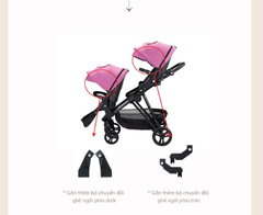 XE ĐẨY ĐƠN HOẶC ĐÔI DLX - UNILOVE