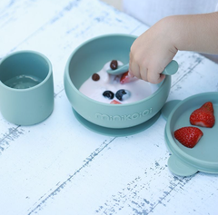 KHAY ĂN DẶM SILICONE CÓ THỂ THÁO RỜI - MINIKOIOI