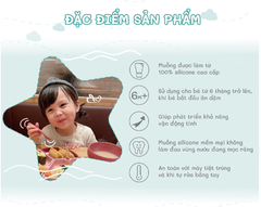 MUỖNG ĂN DẶM SILICONE - MINIKOIOI