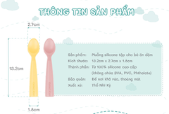 MUỖNG ĂN DẶM SILICONE - MINIKOIOI