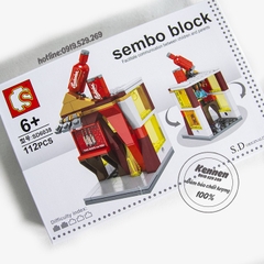 Ghép mô hình Sembo các thương hiệu nổi tiếng loại to