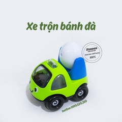 Xe bánh đà, xe vặn cót nhiều màu an toàn cho bé