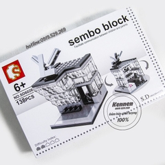 Ghép mô hình Sembo các thương hiệu nổi tiếng loại to