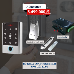 Bộ khóa cửa thông minh cao cấp KC01